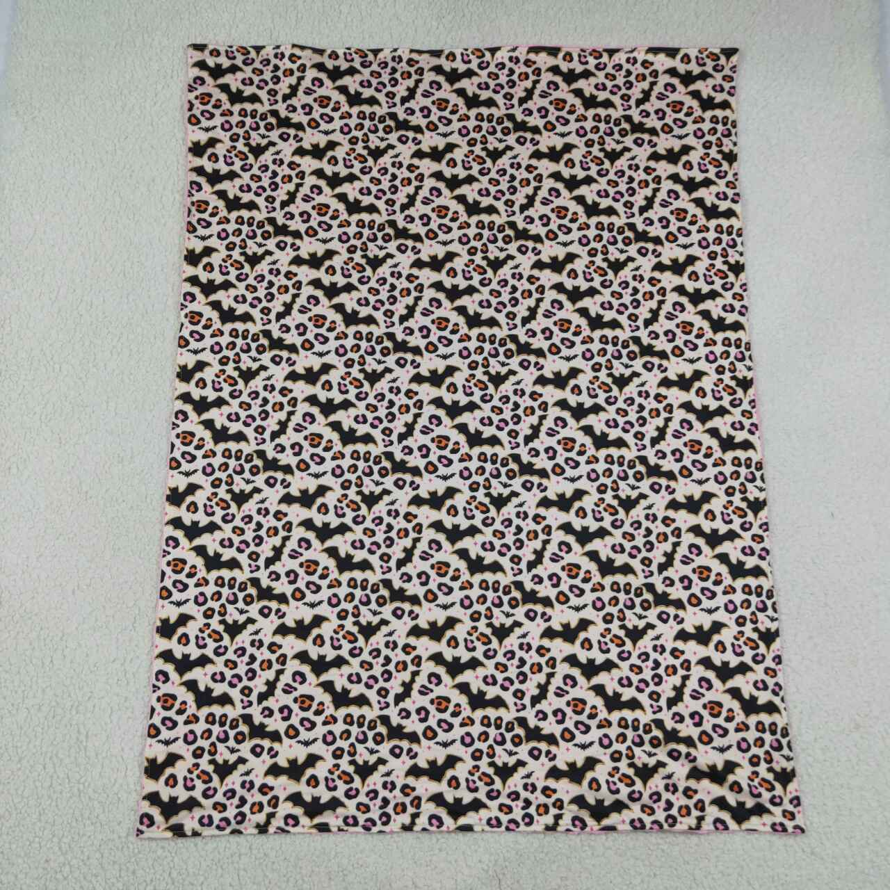 toddle kids Halloween bat print soft blanket