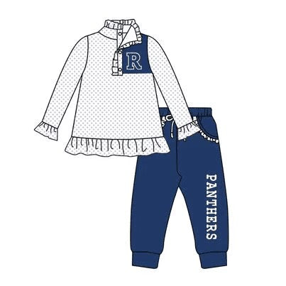 baby boy team design long sleeve outfit