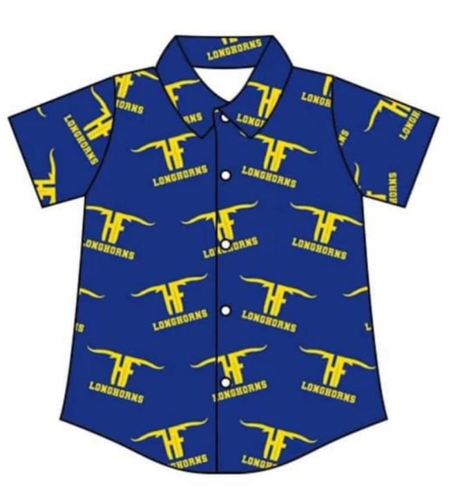 baby boy short  sleeve team button shirt