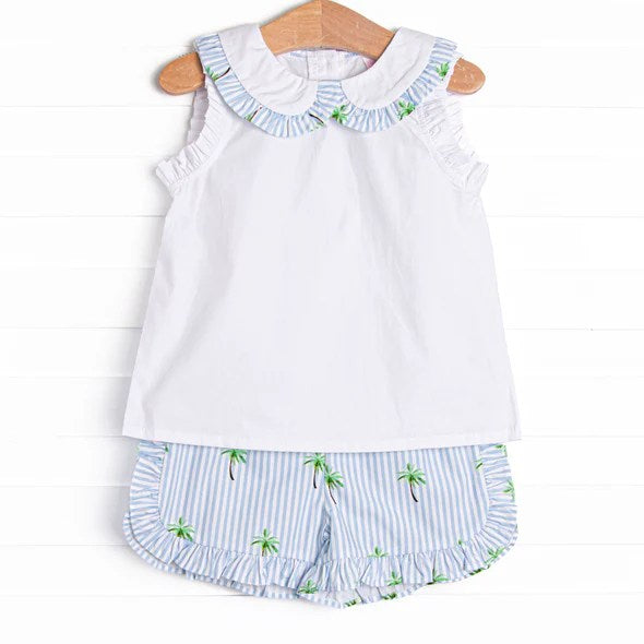 Baby girl summer beach style outfit