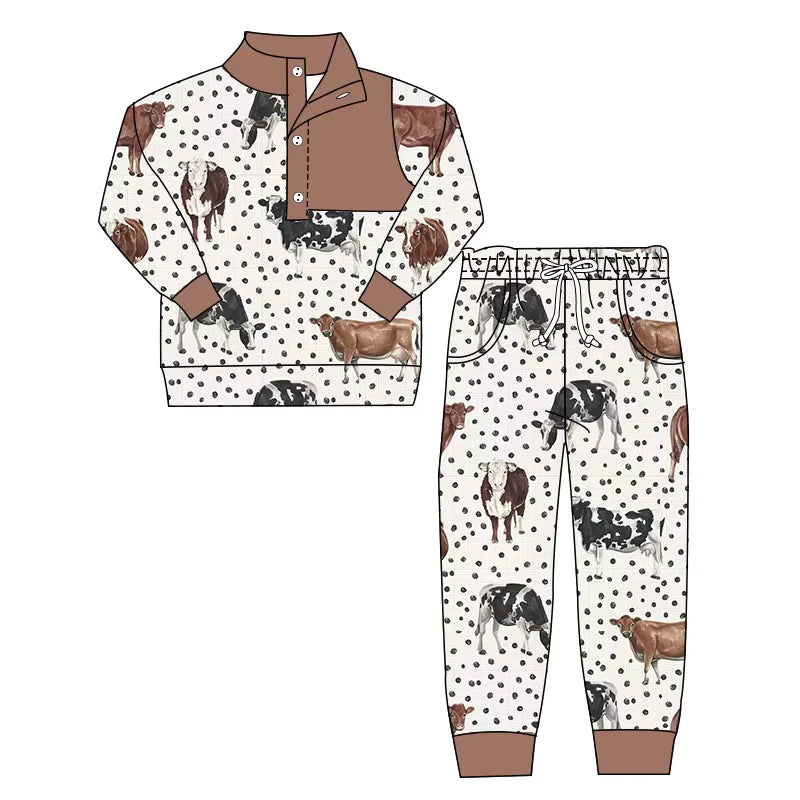 Western cowboy long sleeve outfit wholesal factory price