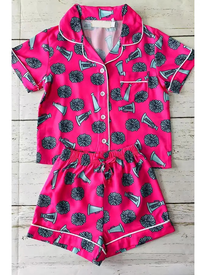 Adult women short sleeve pajama set