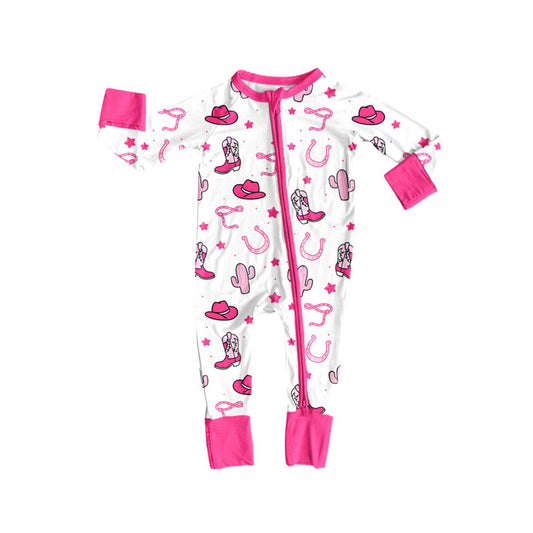 toddle baby long sleeve western boots romper wholesale factory price