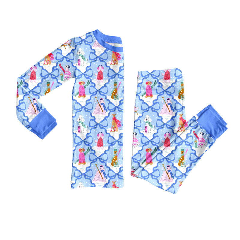 Christmas design kids pajama set wholesal factory price