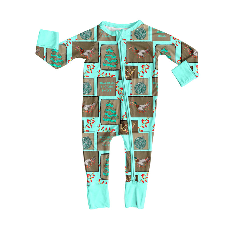 toddle baby Christmas long sleeve zip romper
