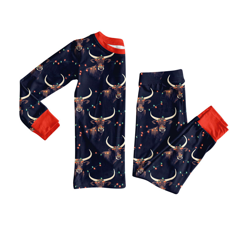 Kids Christmas design long sleeve outfit