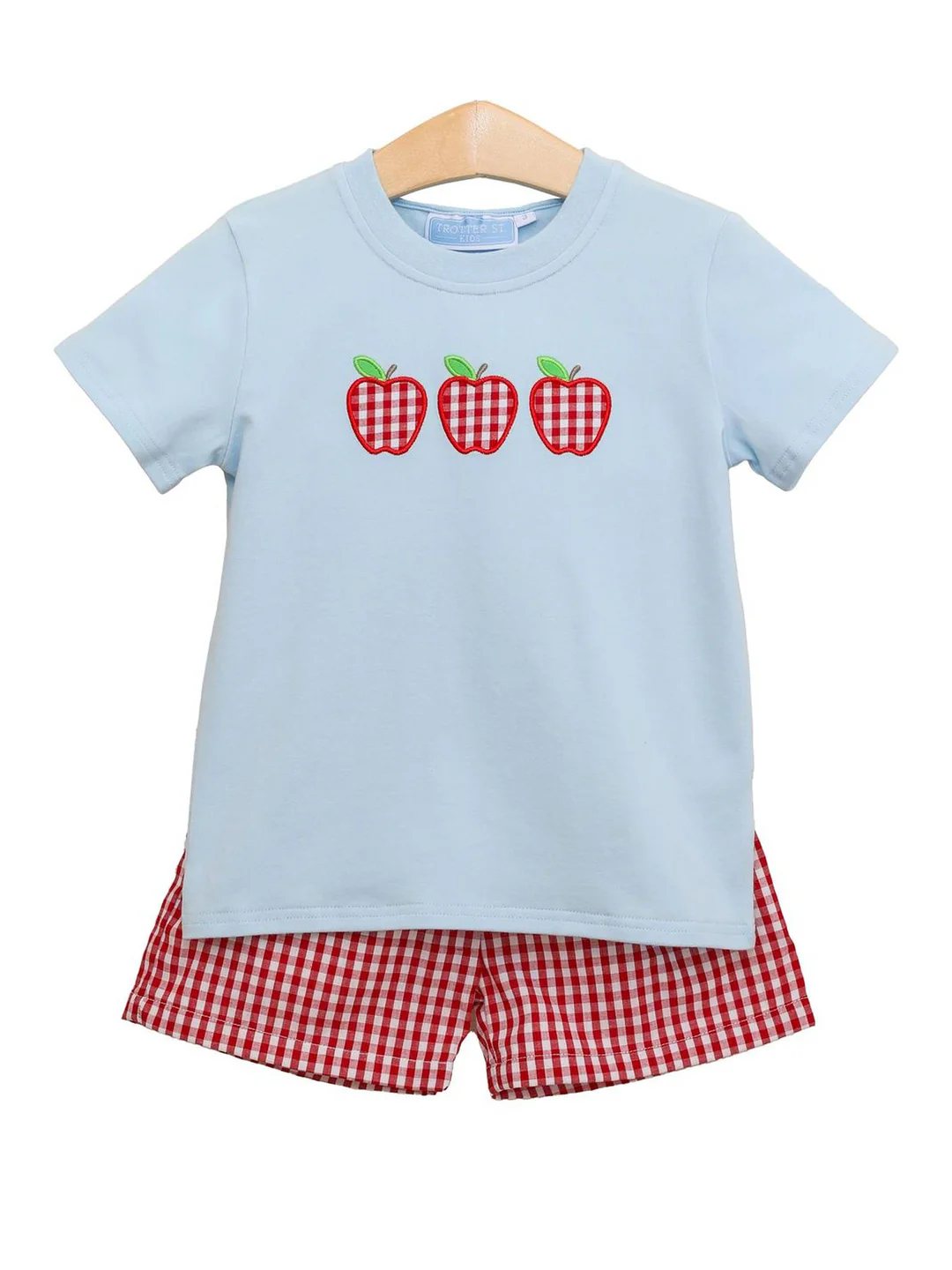 Toddle baby boy back to school apple design outfit