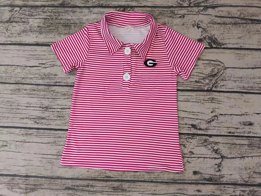 baby boy short sleeve team design pullover