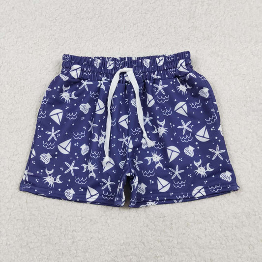 Baby boy beach style summer swim trunks