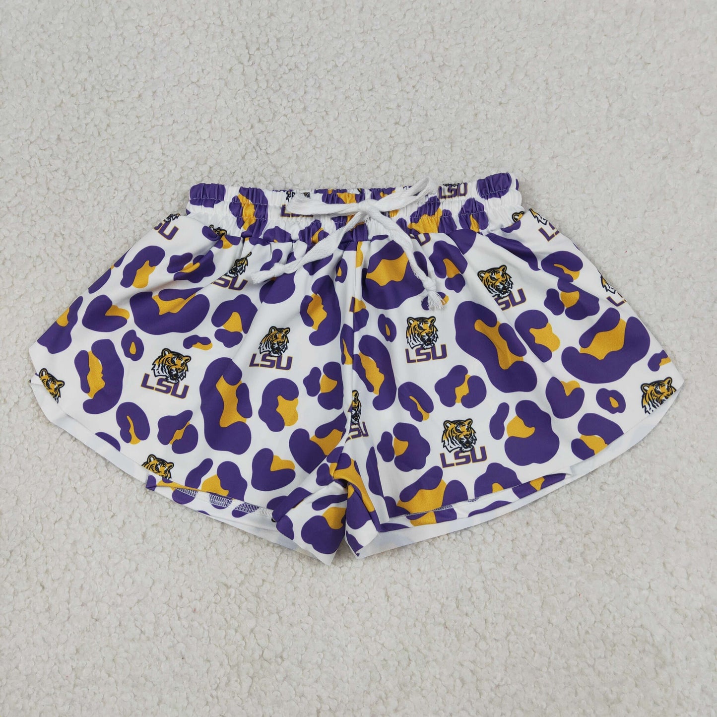 Toddle baby girls lsu team summer yoga shorts