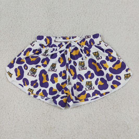 Toddle baby girls lsu team summer yoga shorts