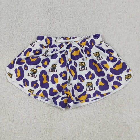 Mommy and me LSU team summer shorts