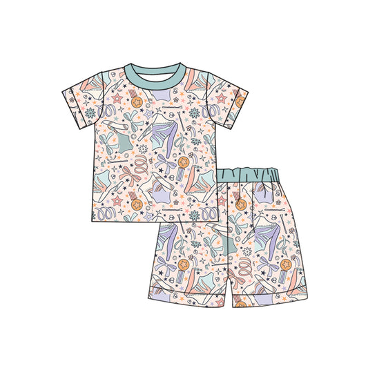 kids baby wholesale summer short sleeve outfit
