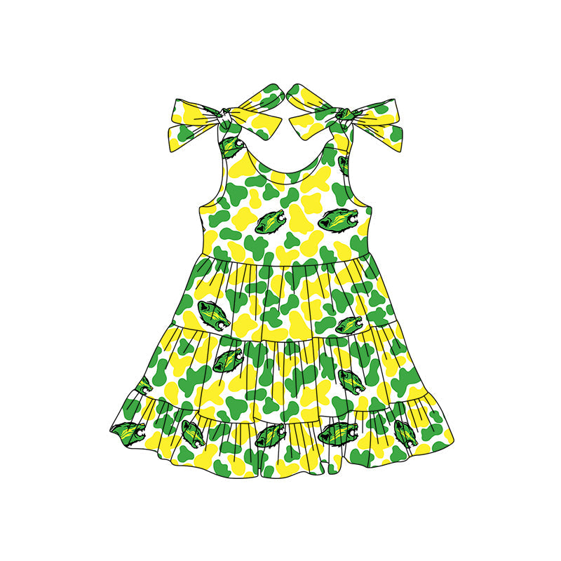 Toddle girls wholesale custom team design dress