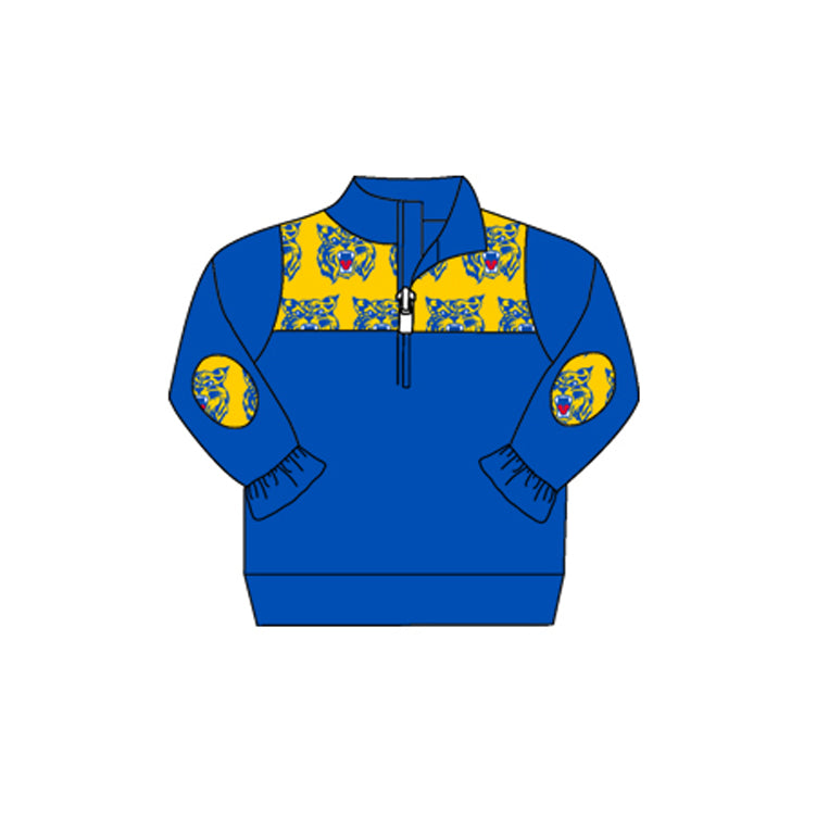 Kids girls custom team long sleeve pullover