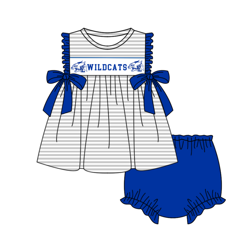 Toddle kids custom team design bummies set