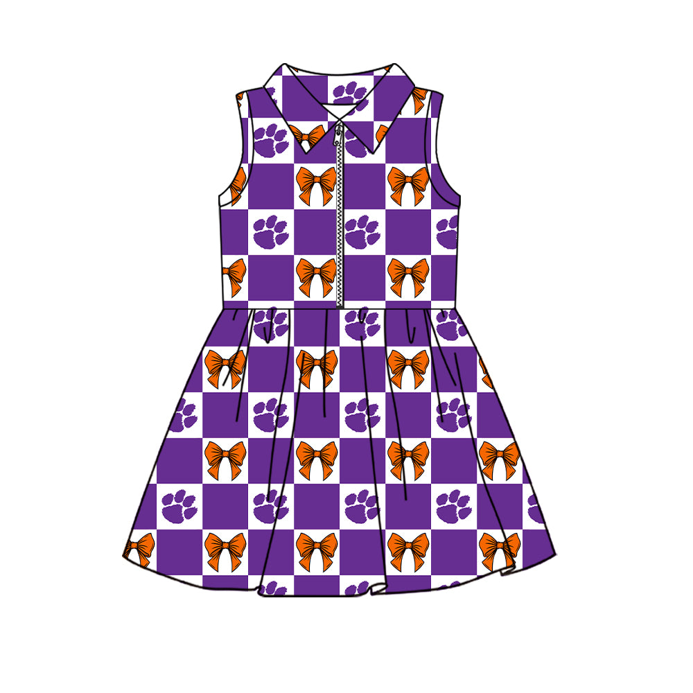 Toddle girls wholesale custom team design yoga dress