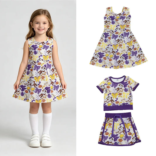 Toddle girls tiger team design yoga dress