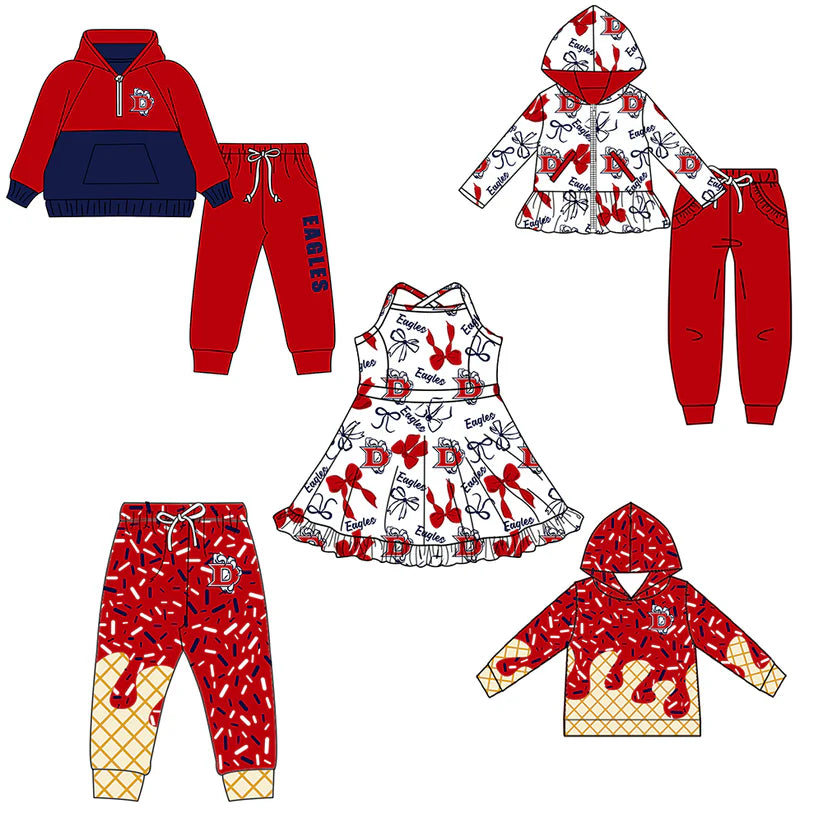 Toddle baby custom team design matching outfit