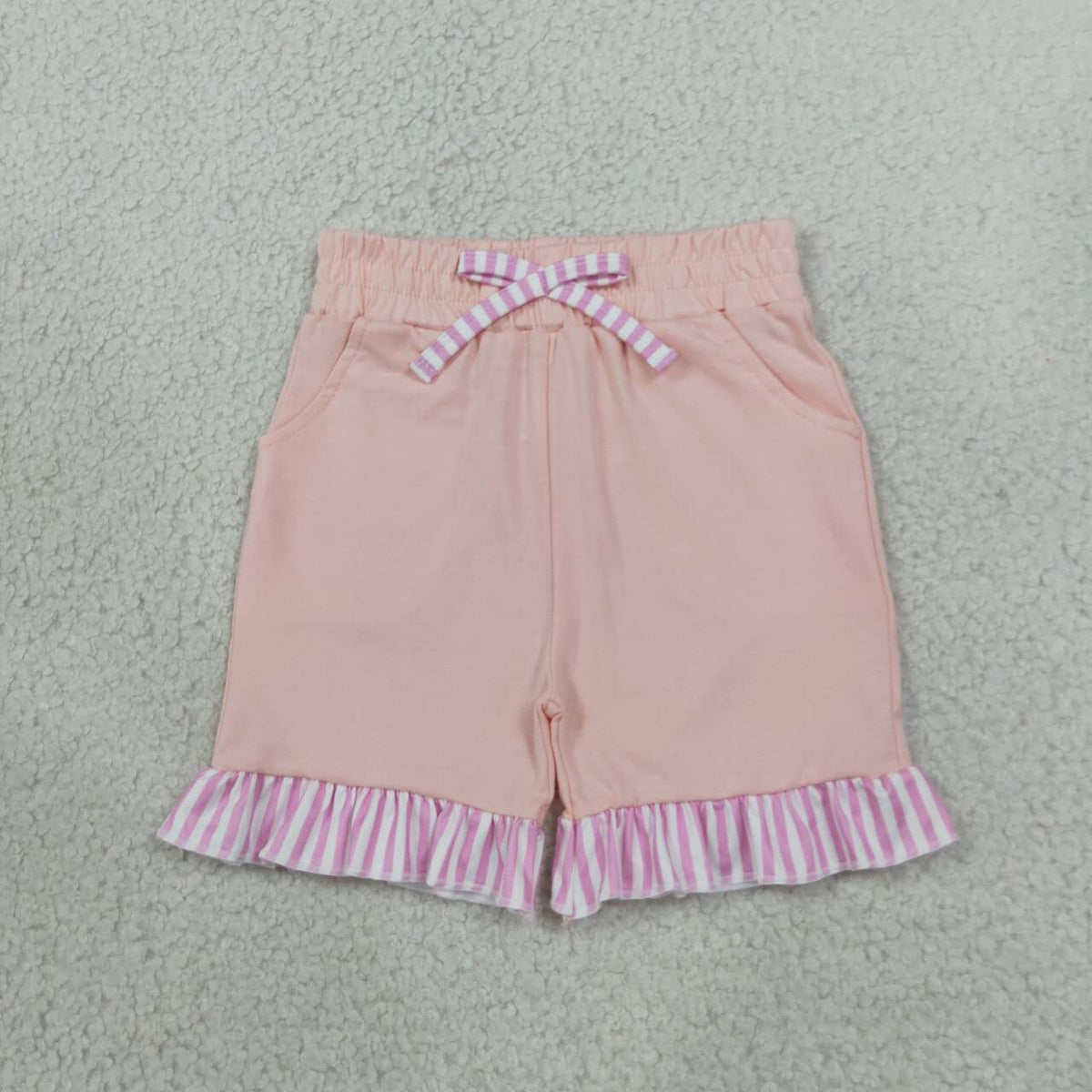 Toddle baby girls pink color summer shorts