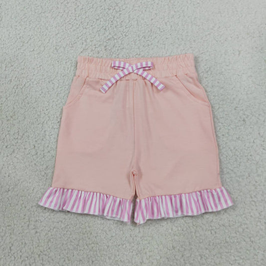 Toddle baby girls pink color summer shorts