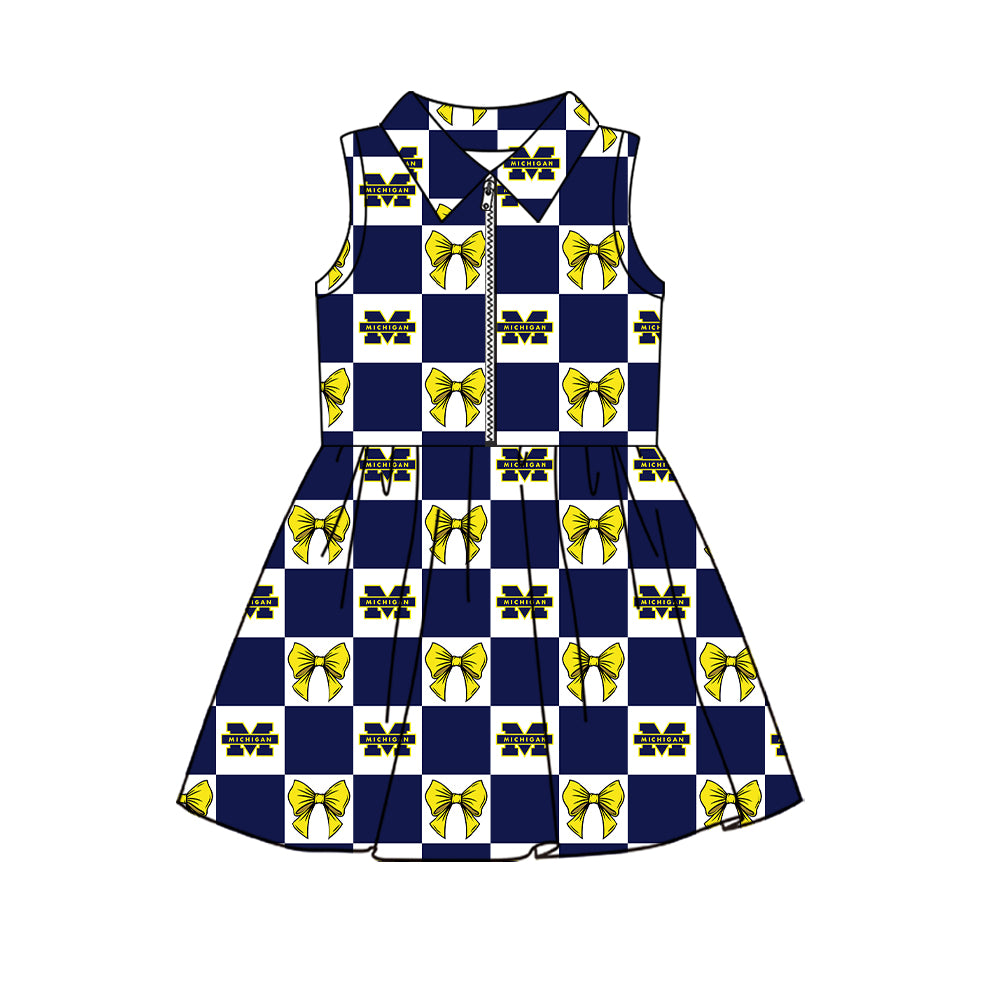 Toddle girls wholesale custom team design yoga dress