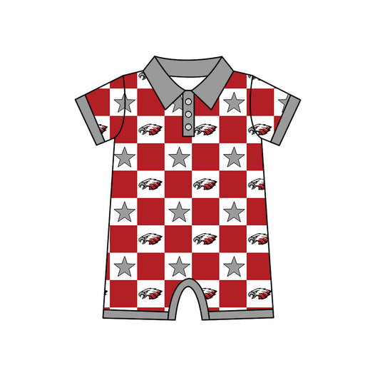 Team design toddle boy summer romper