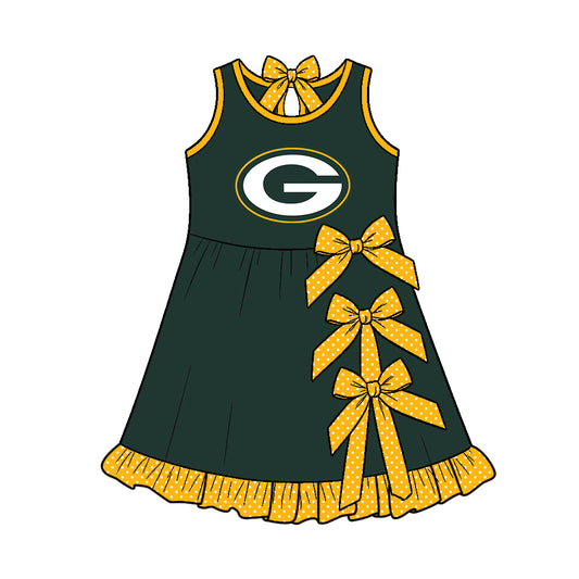 Toddle girls wholesale custom team design yoga dress
