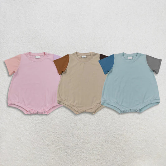Pink color infant baby girl summer romper