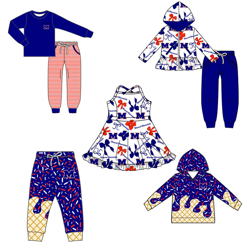 Toddle baby custom team design matching outfit