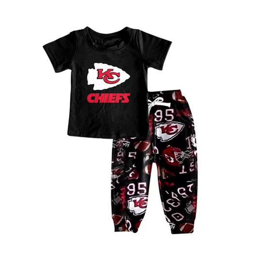 baby boy team design short sleeve outfit