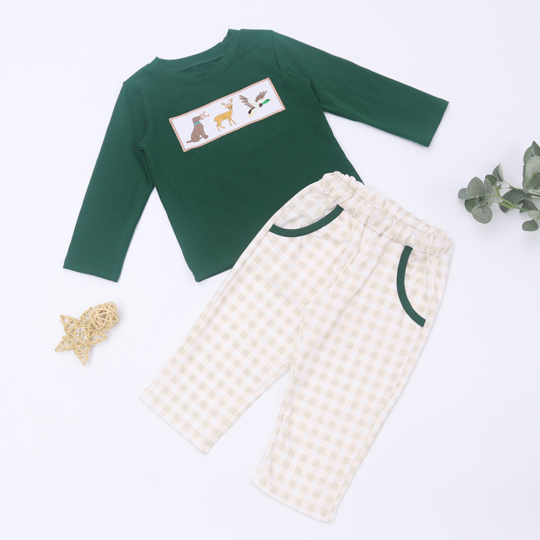 baby boy wholesale reindeer duck dog hunting clothes