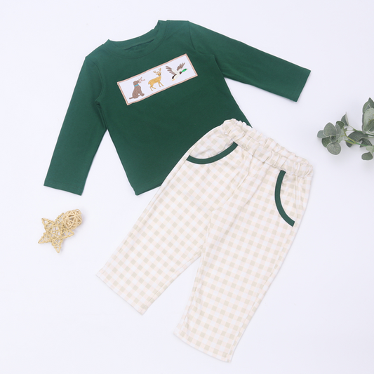 baby boy wholesale reindeer duck dog hunting clothes