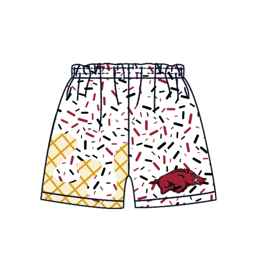 toddle baby boy custom team shorts