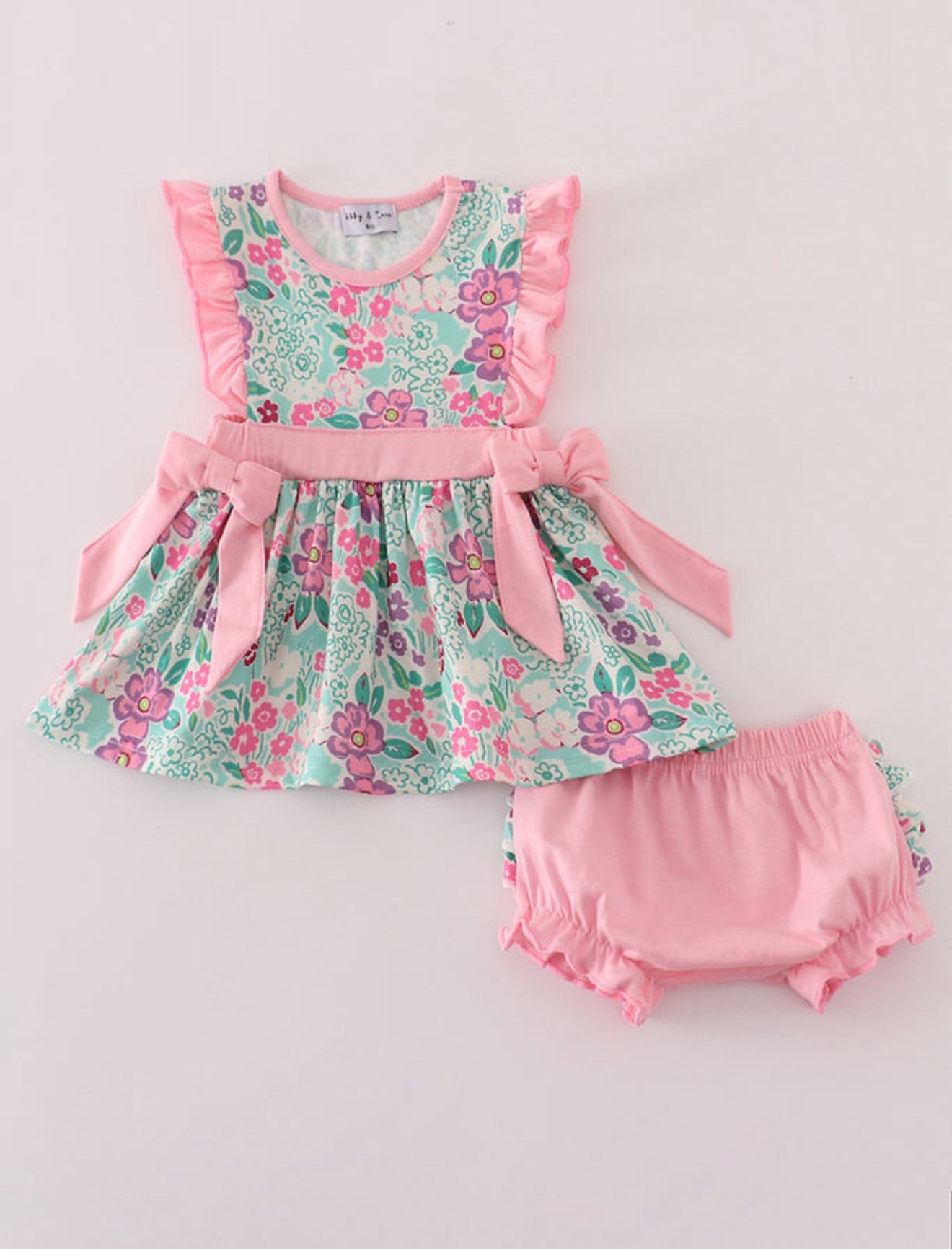 Toddle girls wholesale summer short set