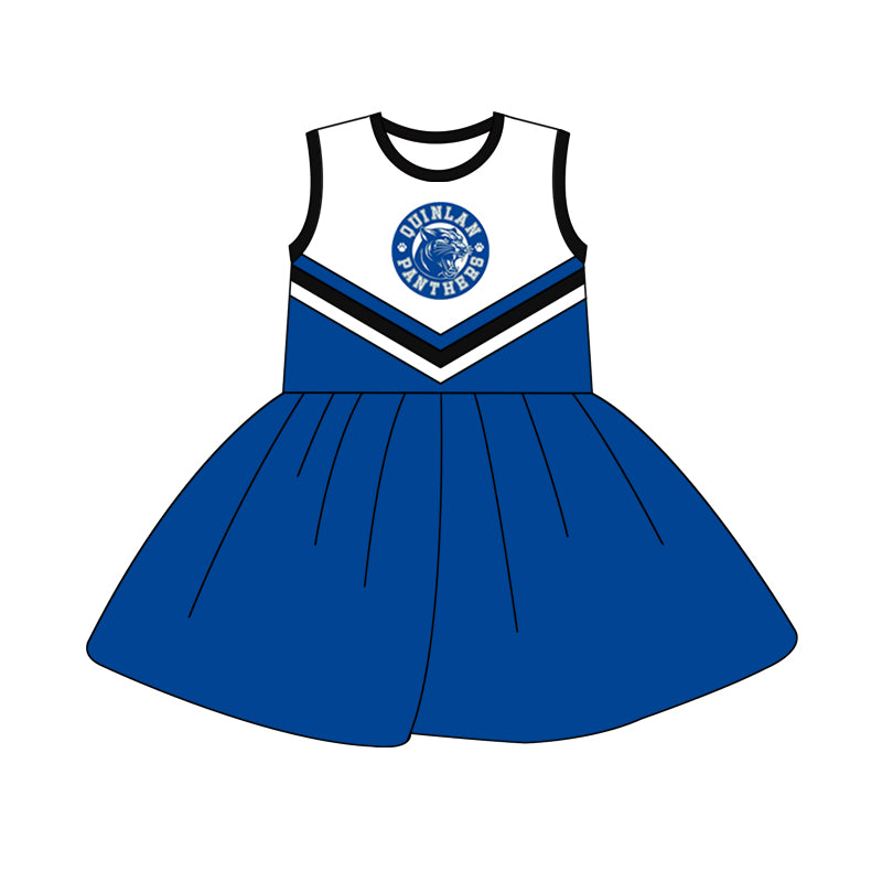 baby girl  colleague team blue style dress