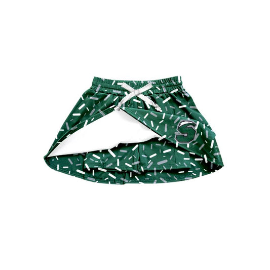 toddle baby girl custom team skirt shorts