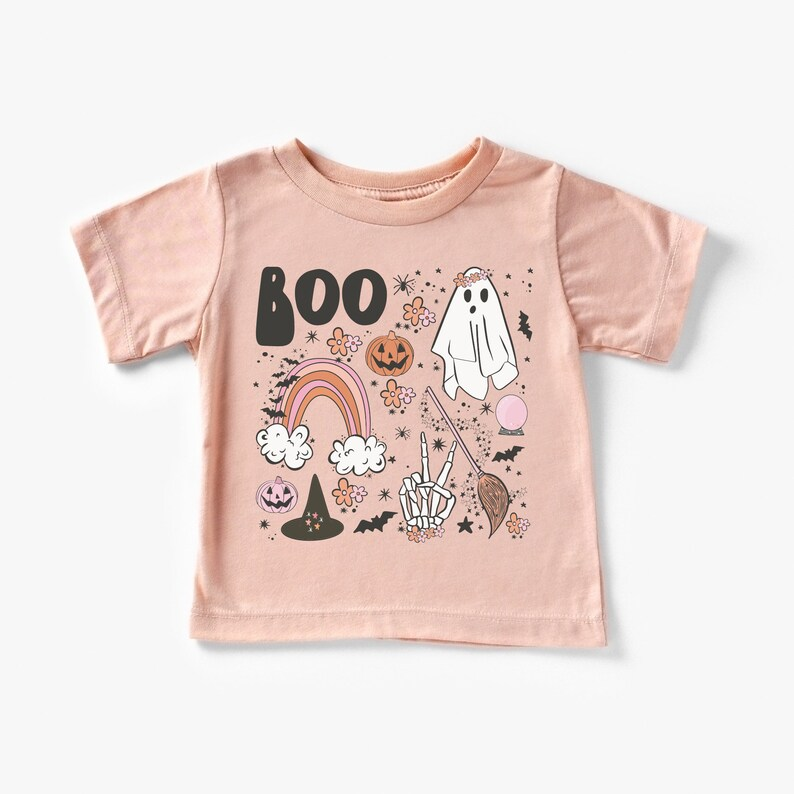 infant baby short sleeve halloween ghost shirt