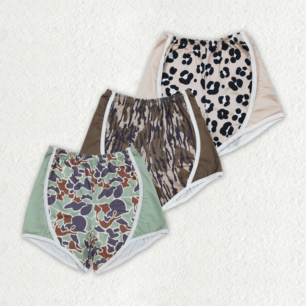 Toddle baby girls black leopard summer shorts