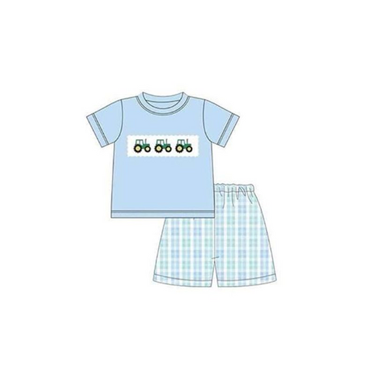 infant baby boy farm tractor outfit deadline May 8th