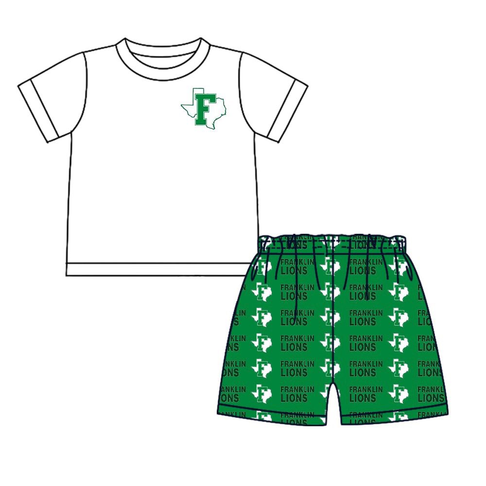 Toddle baby boy summer custom team outfit