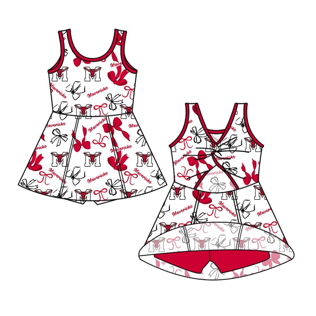 toddle girls custom team dress swim fabrics