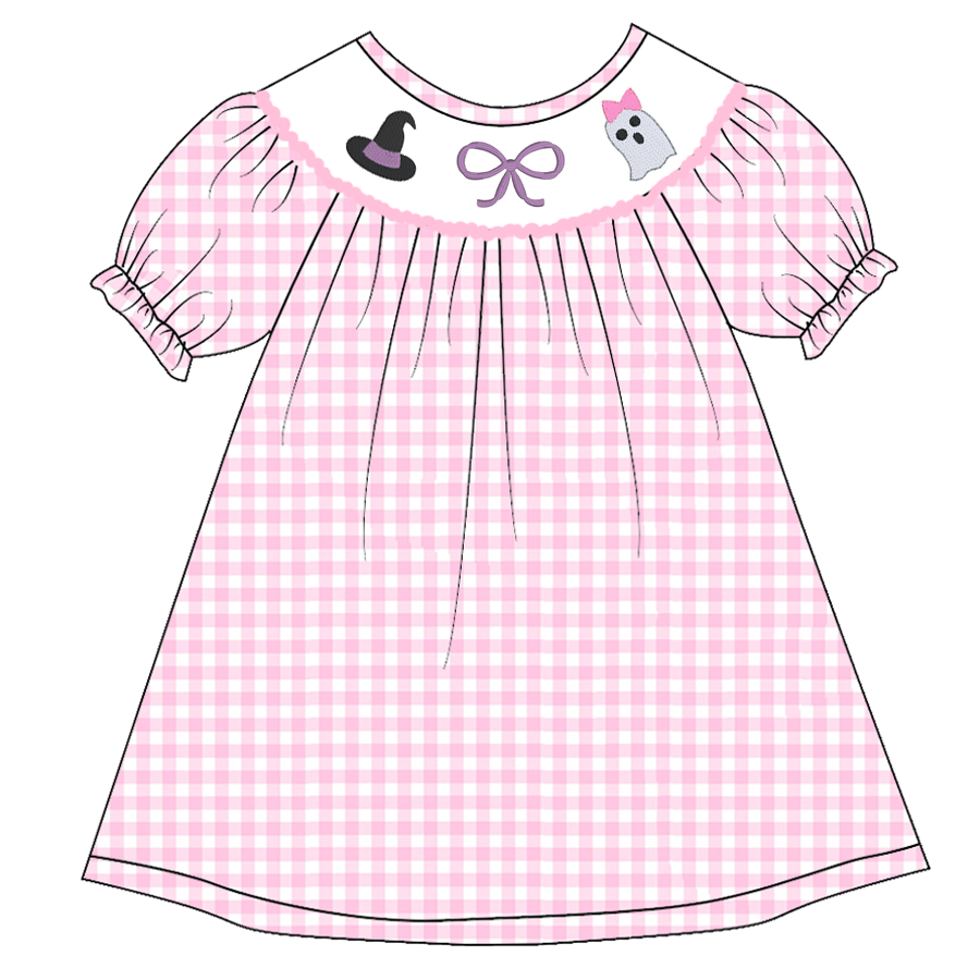 Halloween ghost wholesale girls boutique dress