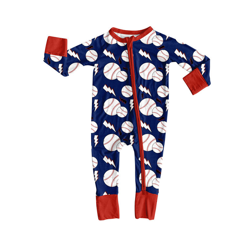toddle baby donuts long sleeve zip romper