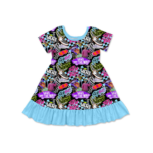 wholesale kids clothes custom kpop design dress