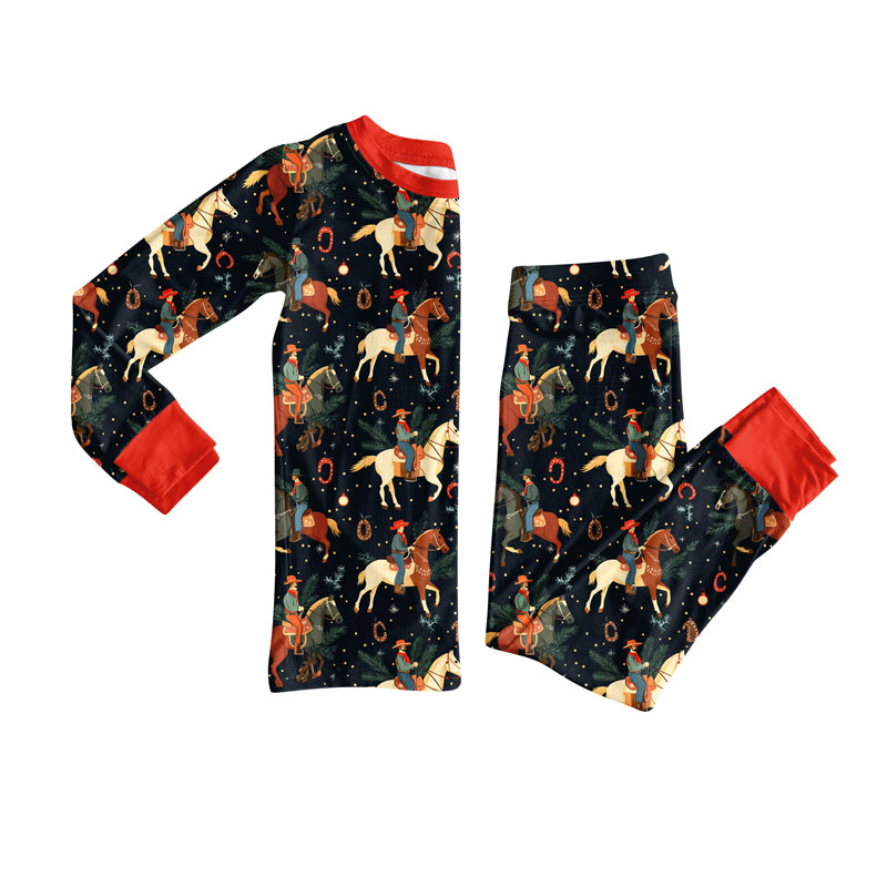 Kids Christmas design long sleeve outfit