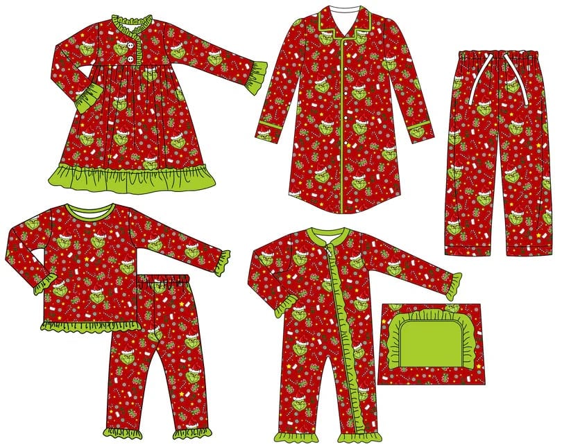 Toddle kids Christmas design matching outfit