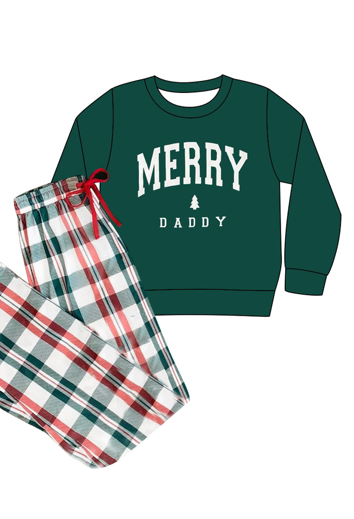 Adult man Christmas matching clothing set