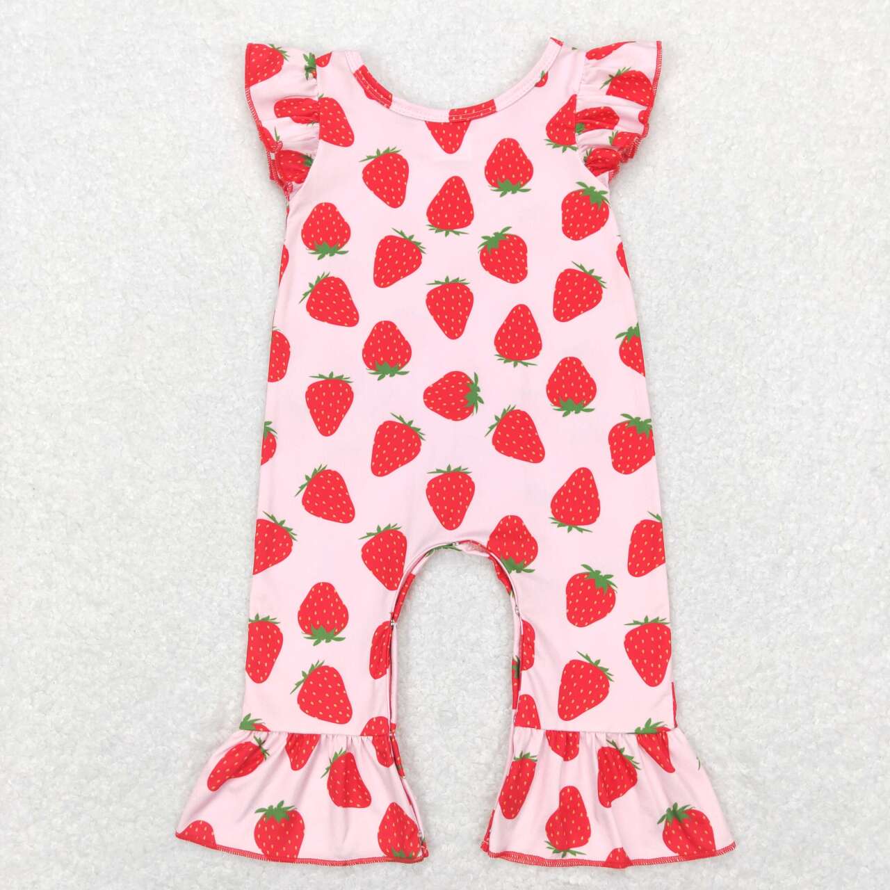 cute girls strawberry jumpsuit