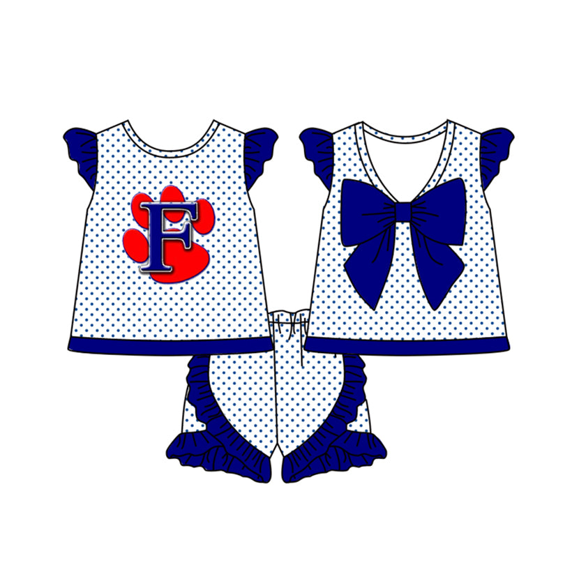 baby girl team design outfit